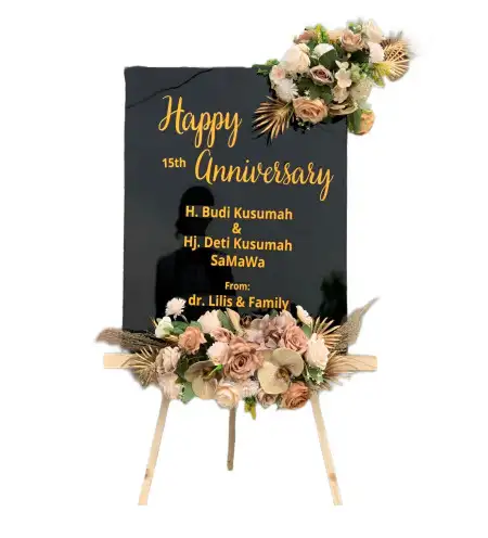 Papan Bunga Akrilik Sanggung