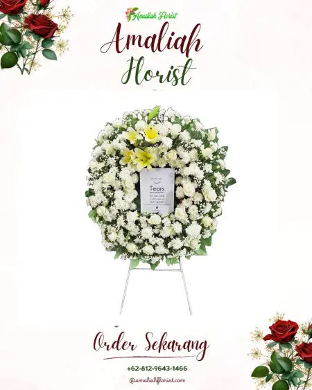 Krans Bunga Duka Sanggung